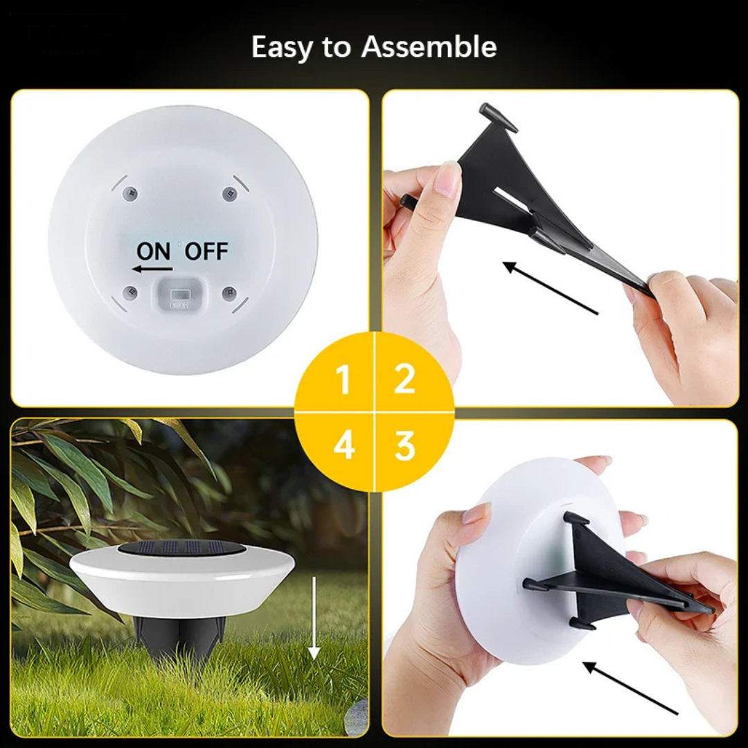 LumaLite™ – Automatische solar tuinlamp voor sfeervol licht zonder stroom