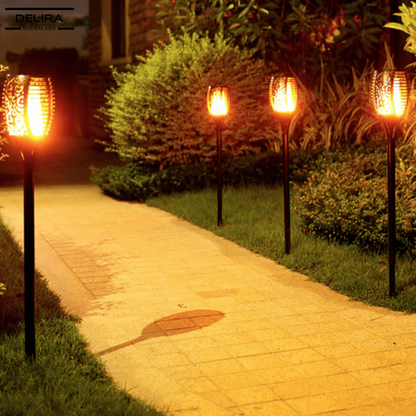 GlowTorch™ – Sfeervolle solar fakkelverlichting