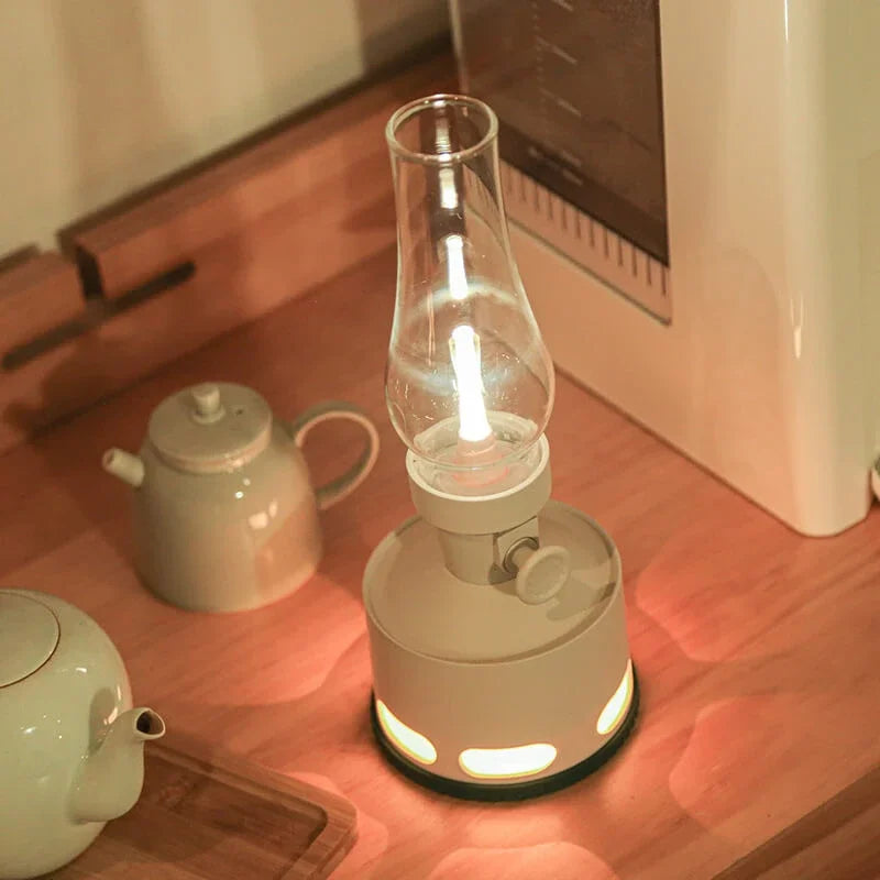 Delira Tafellamp Vintage LED Lantaarn Oplaadbaar