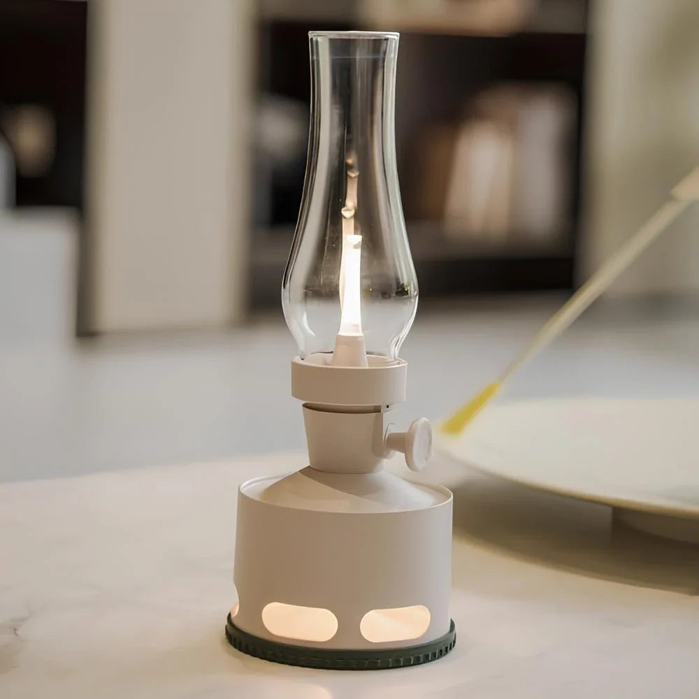 Delira Tafellamp Vintage LED Lantaarn Oplaadbaar