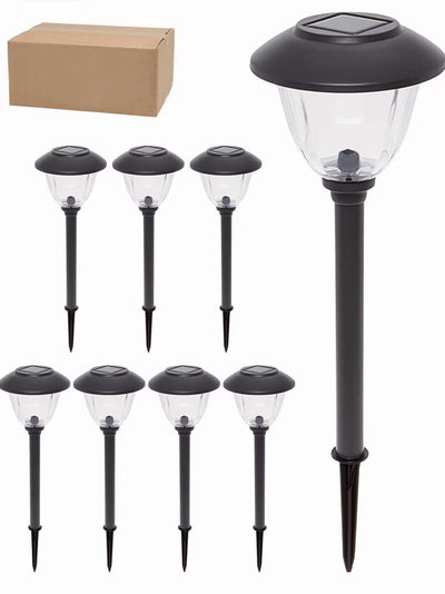 Delira Solar Padverlichting Set van 8 RVS Buitenlampen