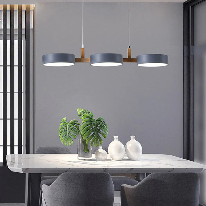Delira Cilinder Hanglamp Scandinavisch Metaal Hout
