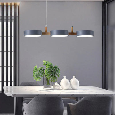 Delira Cilinder Hanglamp Scandinavisch Metaal Hout