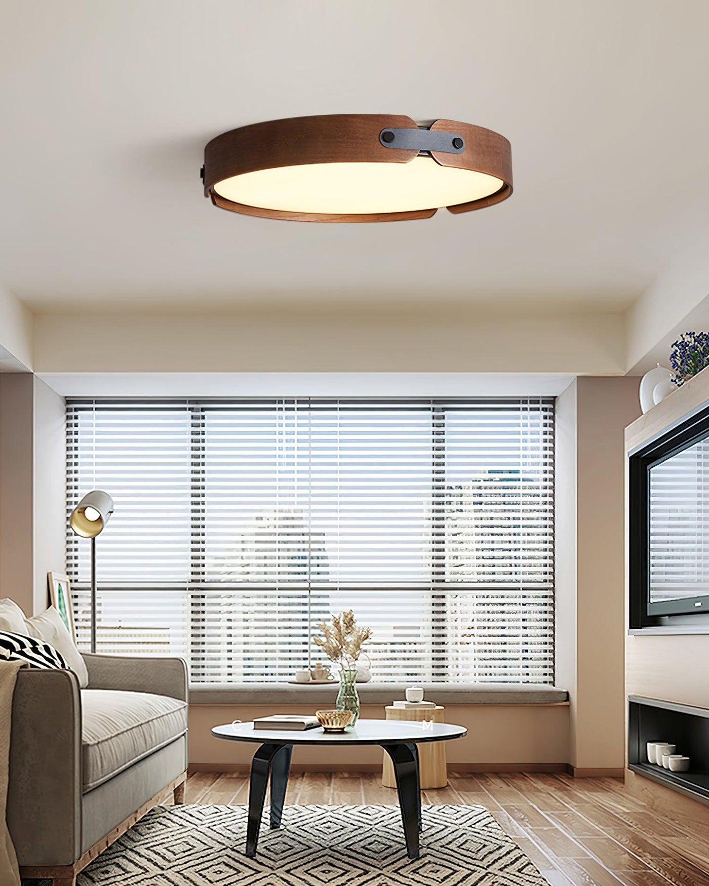 Delira Plafondlamp Wabi-sabi Houtdesign