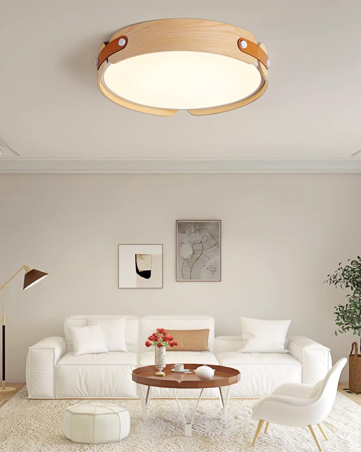 Delira Plafondlamp Wabi-sabi Houtdesign