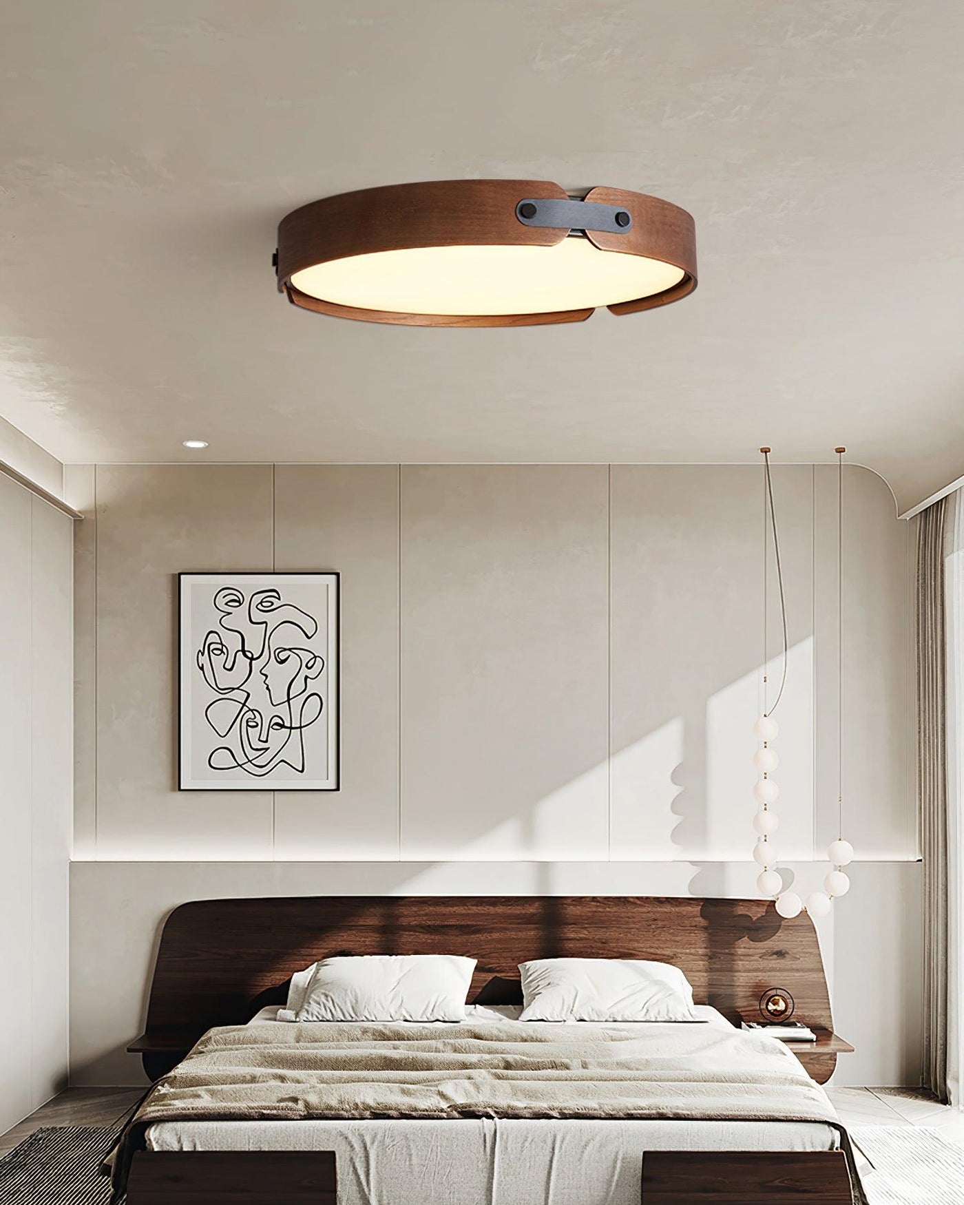 Delira Plafondlamp Wabi-sabi Houtdesign