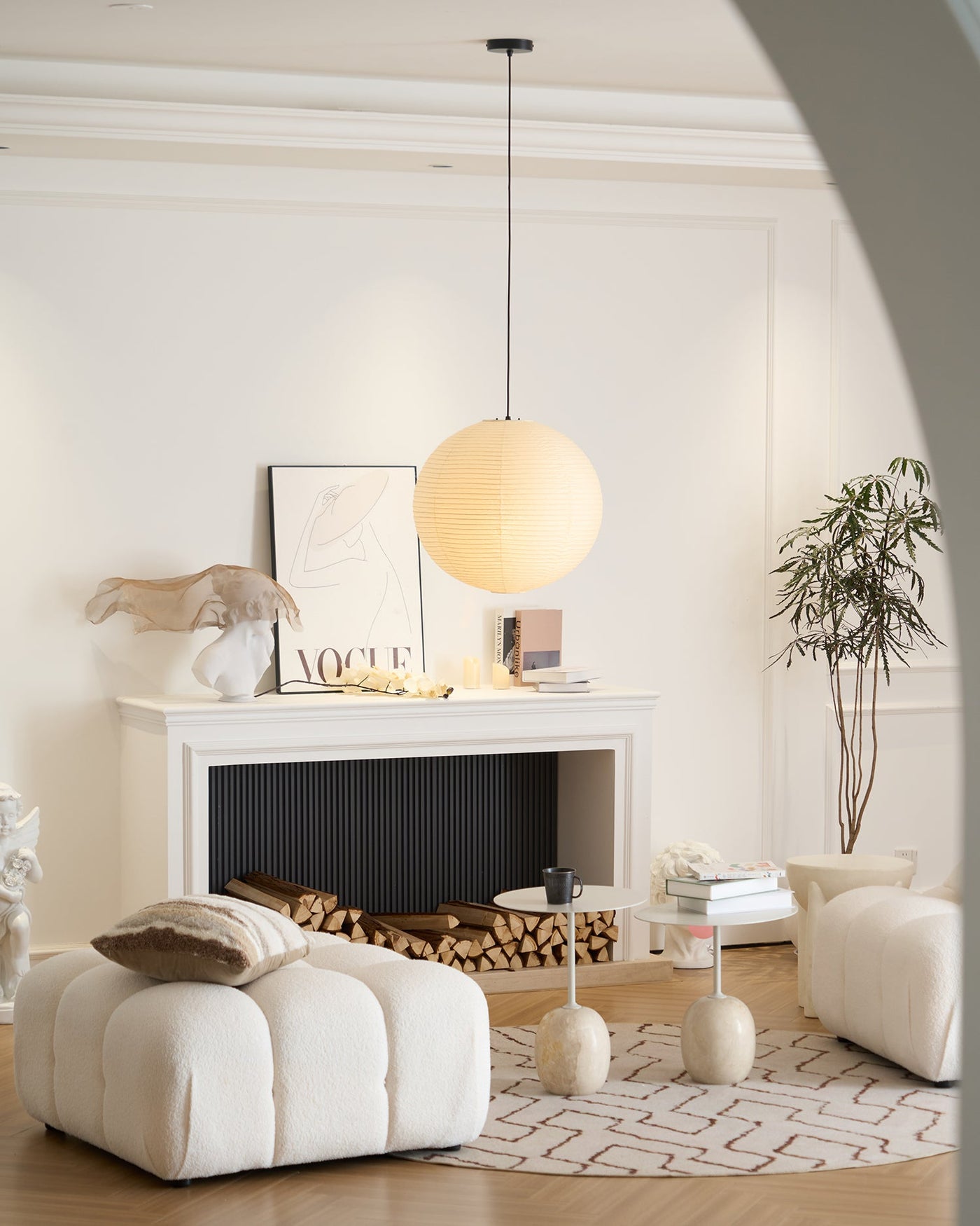 Delira Hanglamp Handgevouwen Papierdesign
