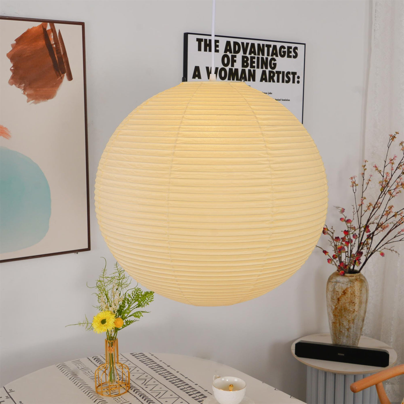 Delira Hanglamp Handgevouwen Papierdesign