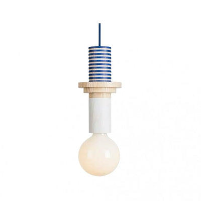 Delira Hanglamp Hout Geometrisch Multicolor