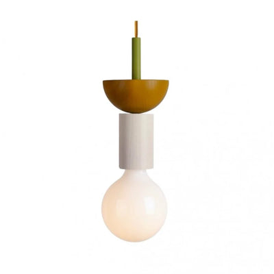 Delira Hanglamp Hout Geometrisch Multicolor