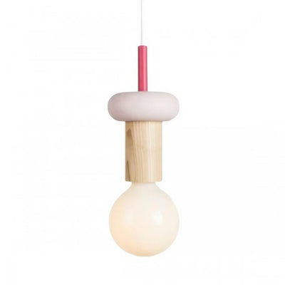 Delira Hanglamp Hout Geometrisch Multicolor