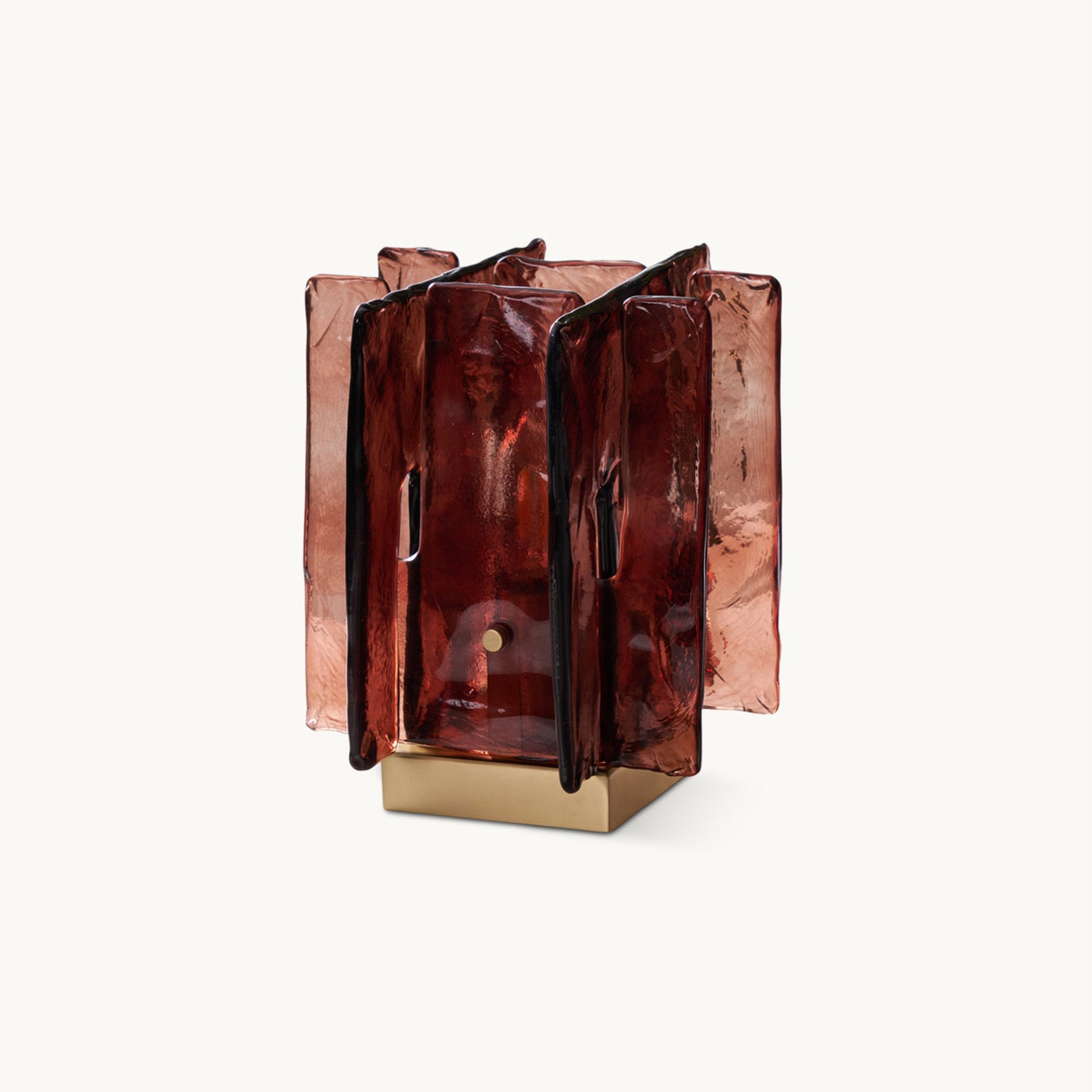 Delira Tafellamp Met Amberkleurig Glas