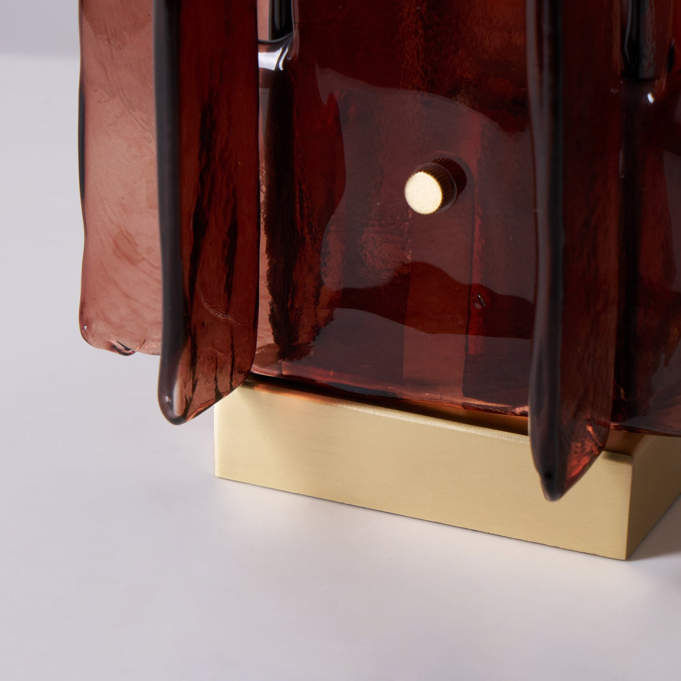 Delira Tafellamp Met Amberkleurig Glas