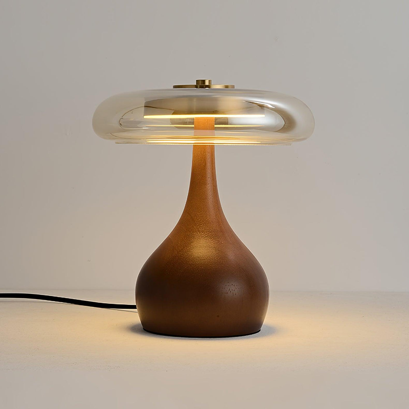 Delira Tafellamp Glas Met Warme Gloed