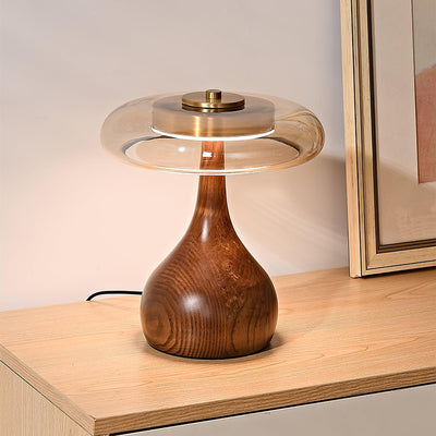 Delira Tafellamp Glas Met Warme Gloed