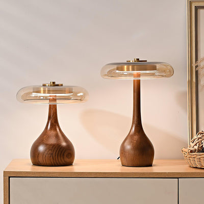 Delira Tafellamp Glas Met Warme Gloed