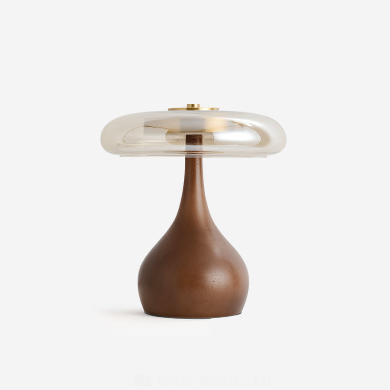 Delira Tafellamp Glas Met Warme Gloed