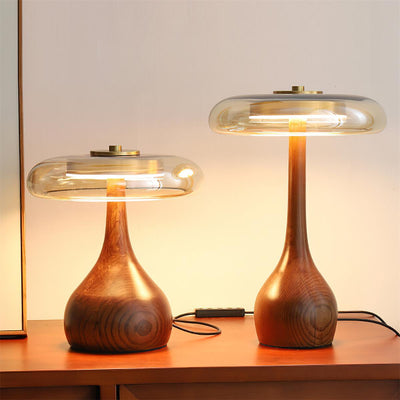 Delira Tafellamp Glas Met Warme Gloed