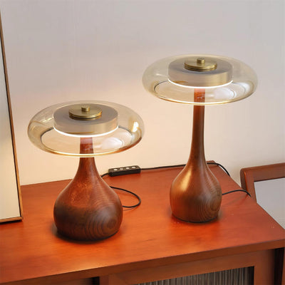 Delira Tafellamp Glas Met Warme Gloed