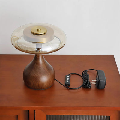 Delira Tafellamp Glas Met Warme Gloed