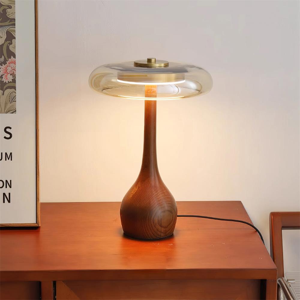 Delira Tafellamp Glas Met Warme Gloed
