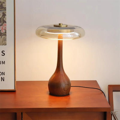 Delira Tafellamp Glas Met Warme Gloed