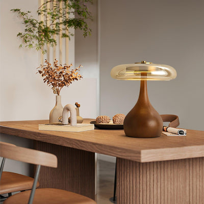 Delira Tafellamp Glas Met Warme Gloed