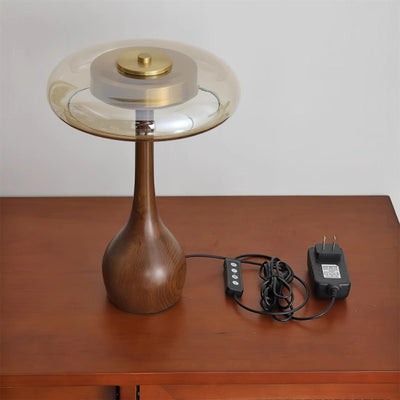 Delira Tafellamp Glas Met Warme Gloed