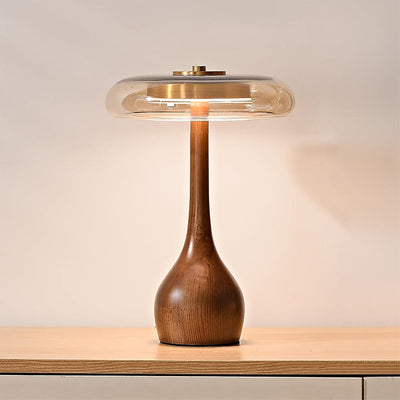 Delira Tafellamp Glas Met Warme Gloed