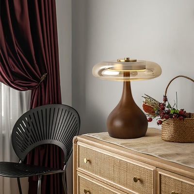 Delira Tafellamp Glas Met Warme Gloed