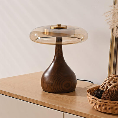 Delira Tafellamp Glas Met Warme Gloed