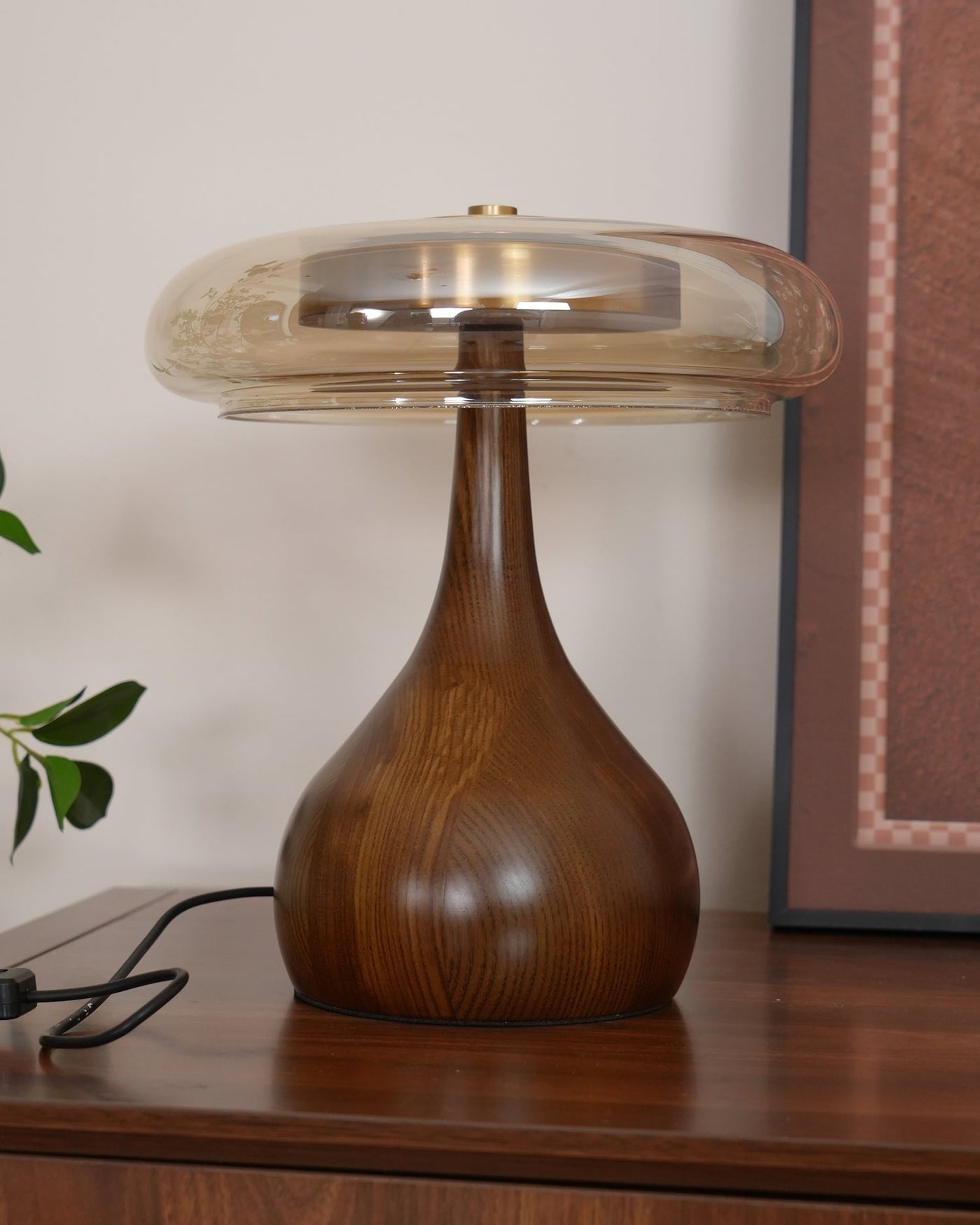 Delira Tafellamp Glas Met Warme Gloed