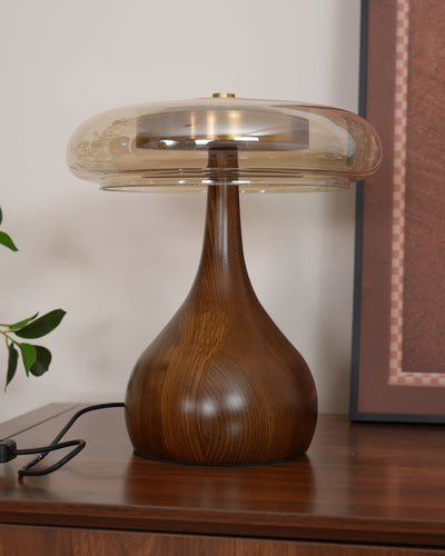 Delira Tafellamp Glas Met Warme Gloed