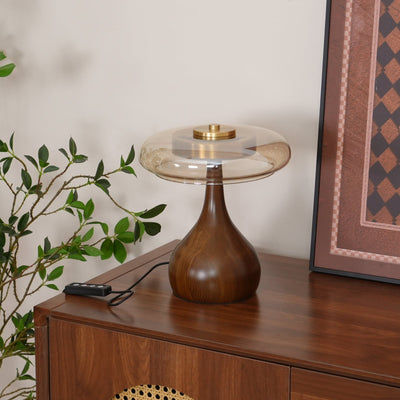 Delira Tafellamp Glas Met Warme Gloed