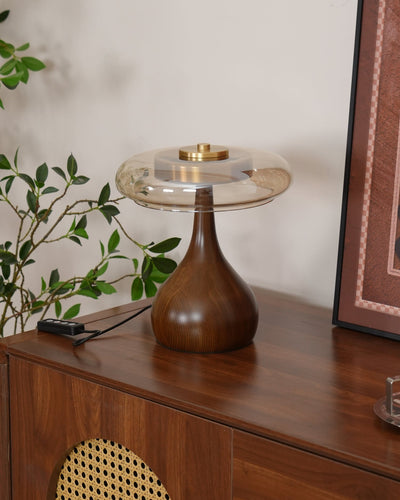 Delira Tafellamp Glas Met Warme Gloed