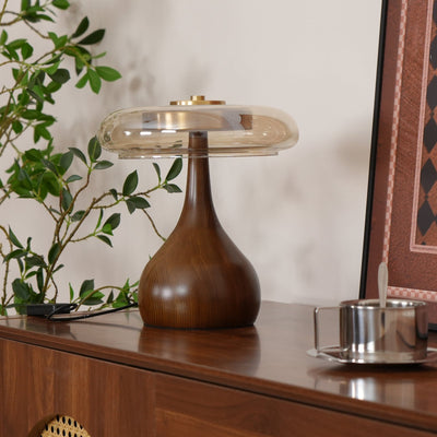 Delira Tafellamp Glas Met Warme Gloed