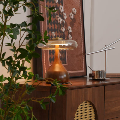Delira Tafellamp Glas Met Warme Gloed
