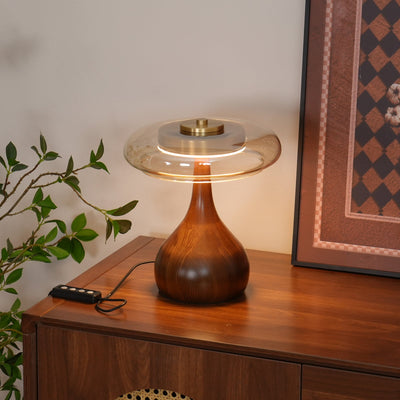 Delira Tafellamp Glas Met Warme Gloed