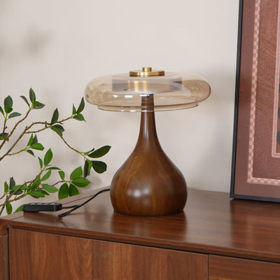 Delira Tafellamp Glas Met Warme Gloed