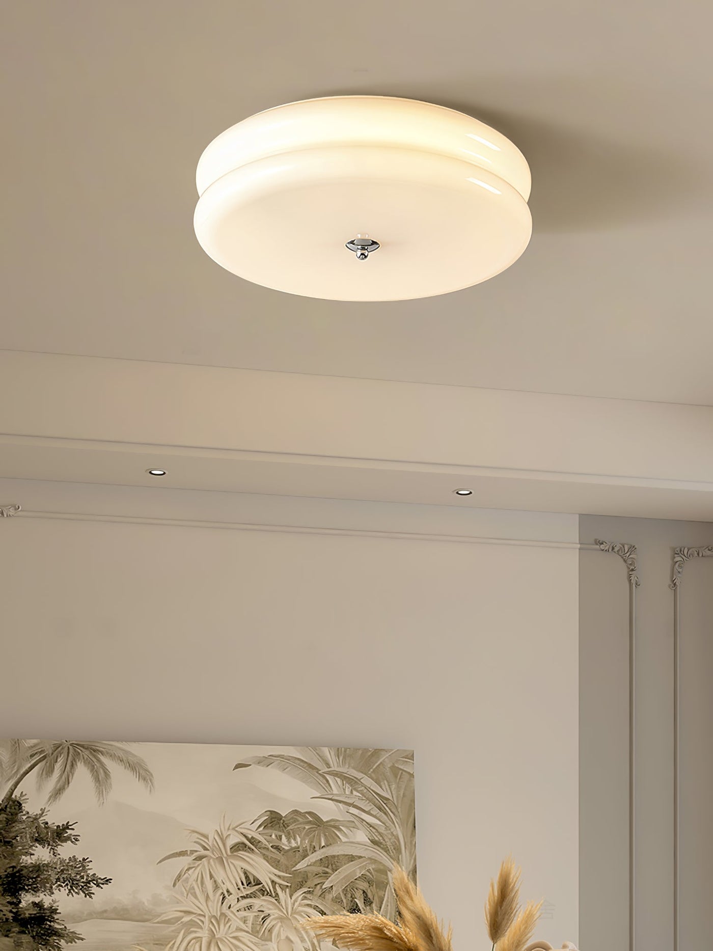 Delira Plafondlamp Glas Klassiek Design