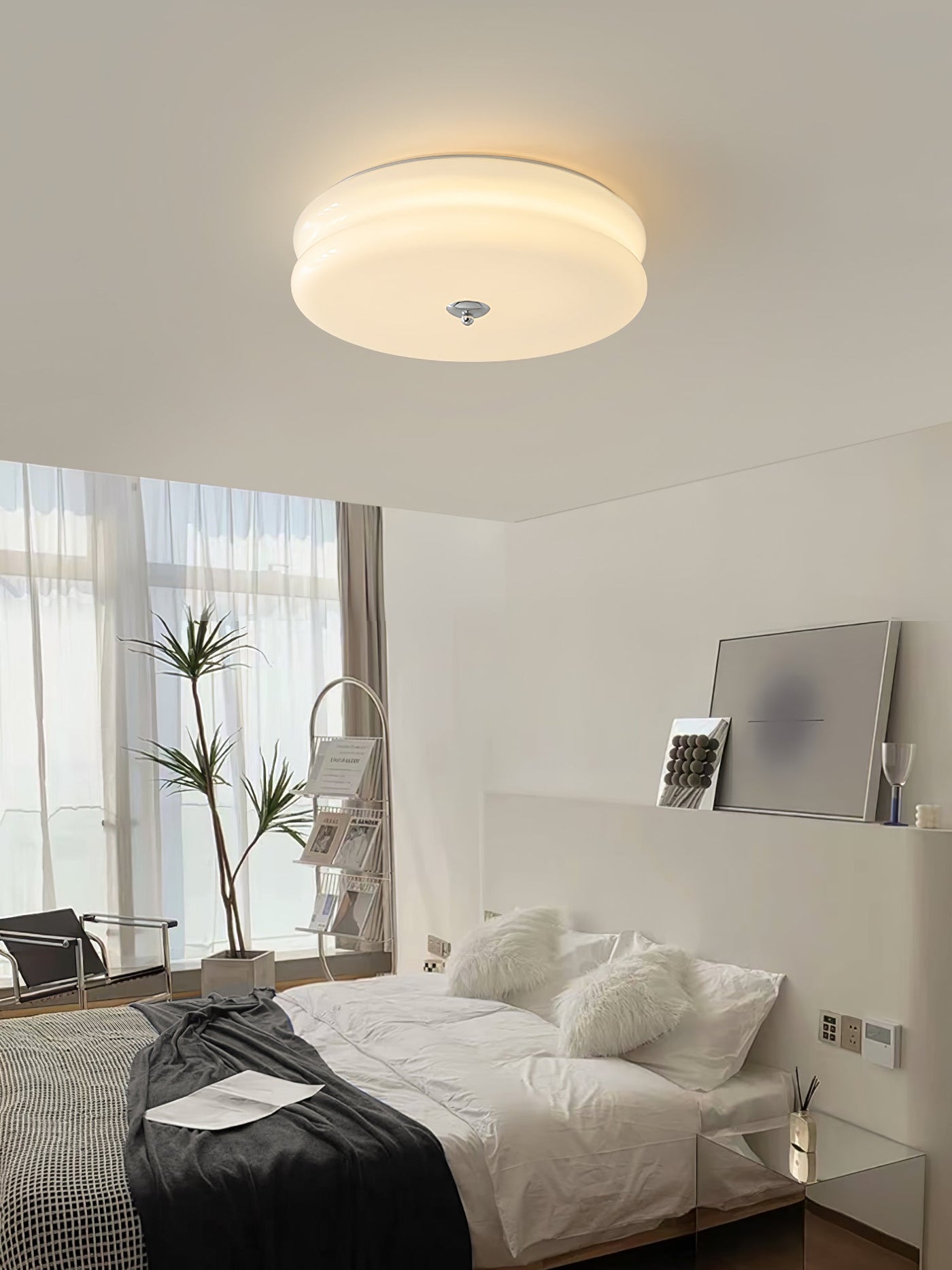 Delira Plafondlamp Glas Klassiek Design