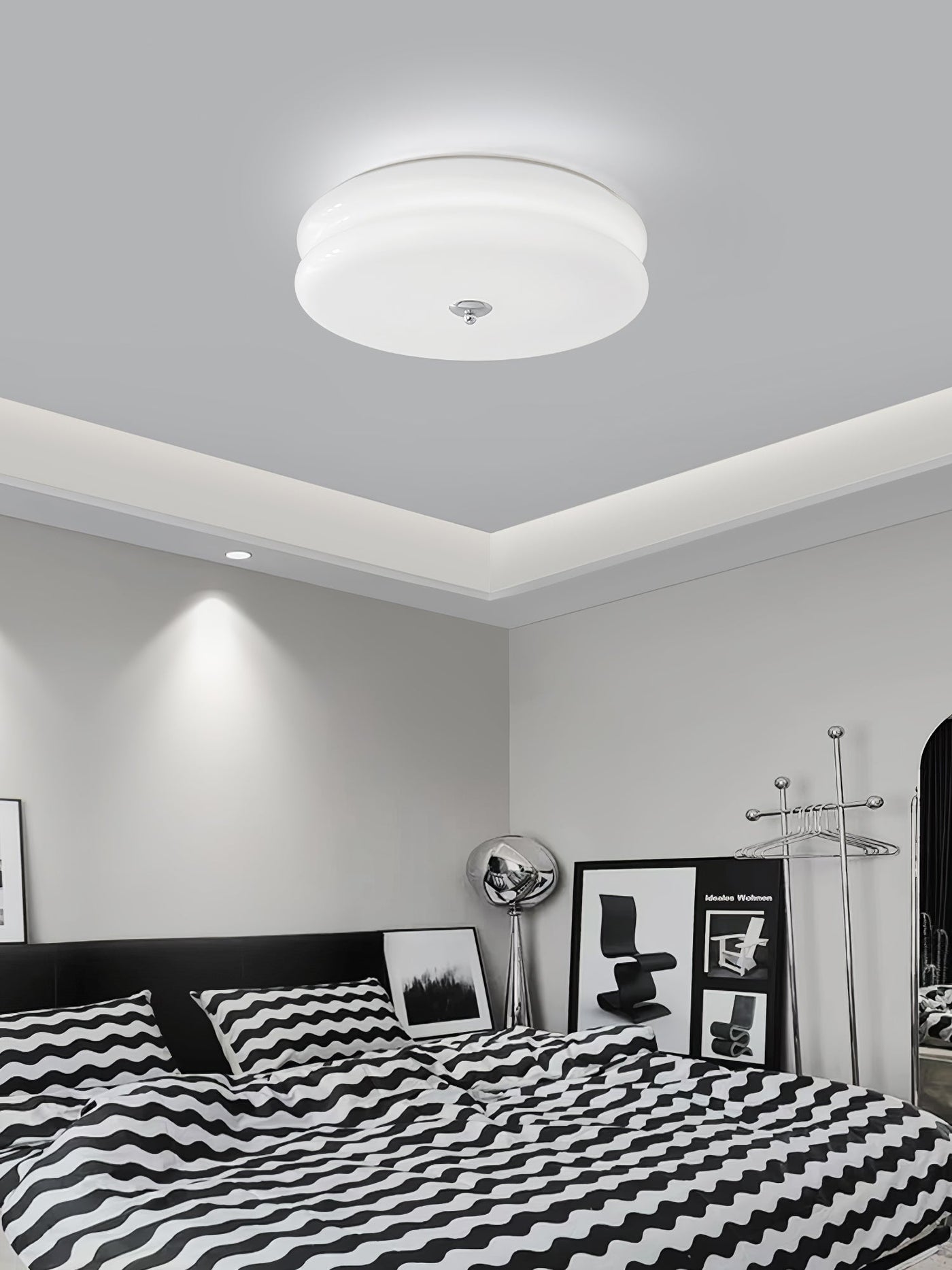 Delira Plafondlamp Glas Klassiek Design