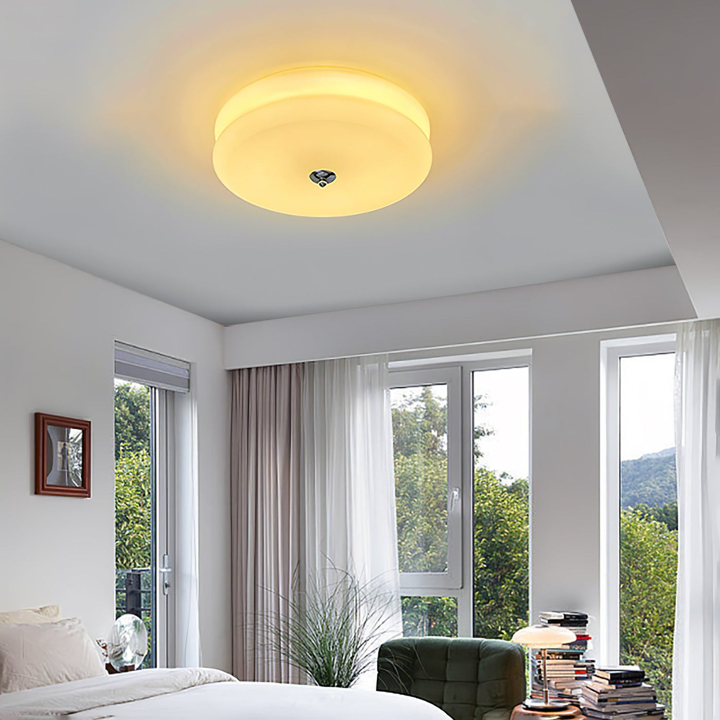 Delira Plafondlamp Glas Klassiek Design