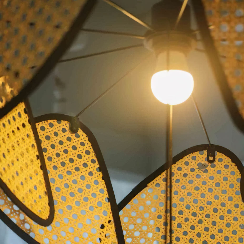 Delira Hanglamp Rotan Cannage Design