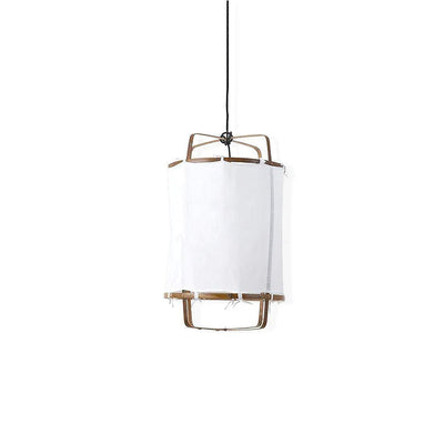 Delira Hanglamp Bamboe Met Katoenen Kap