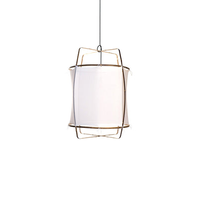 Delira Hanglamp Bamboe Met Katoenen Kap