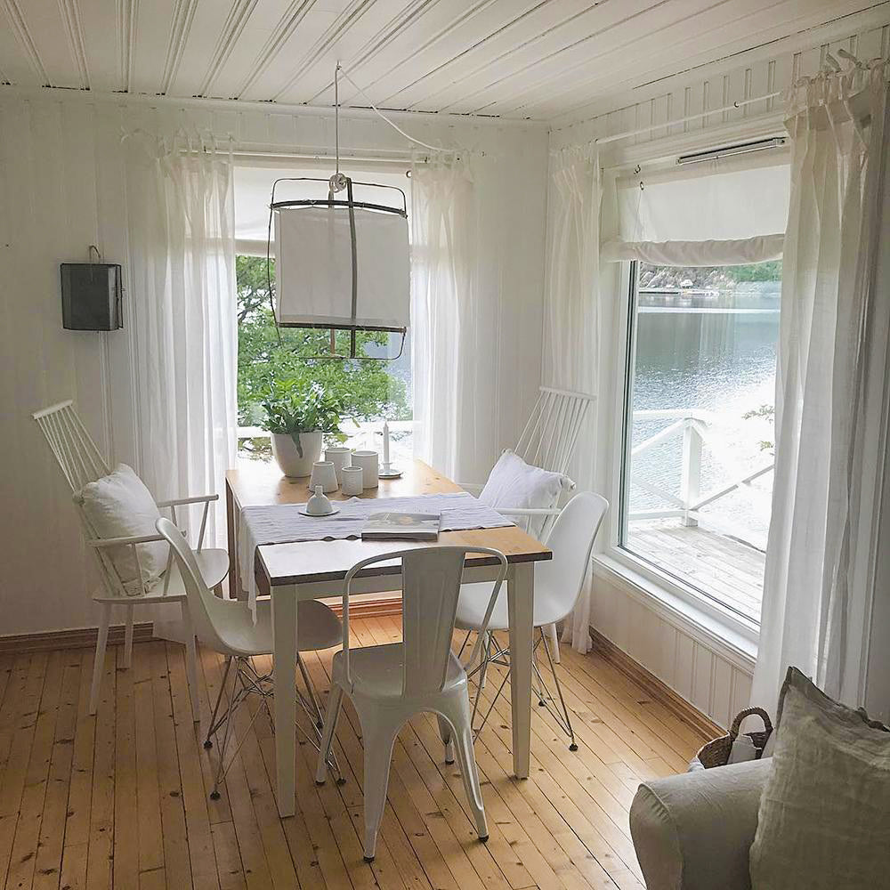 Delira Hanglamp Bamboe Met Katoenen Kap
