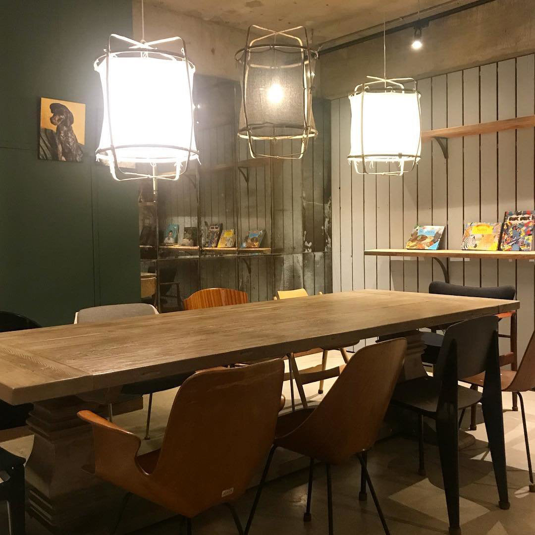 Delira Hanglamp Bamboe Met Katoenen Kap