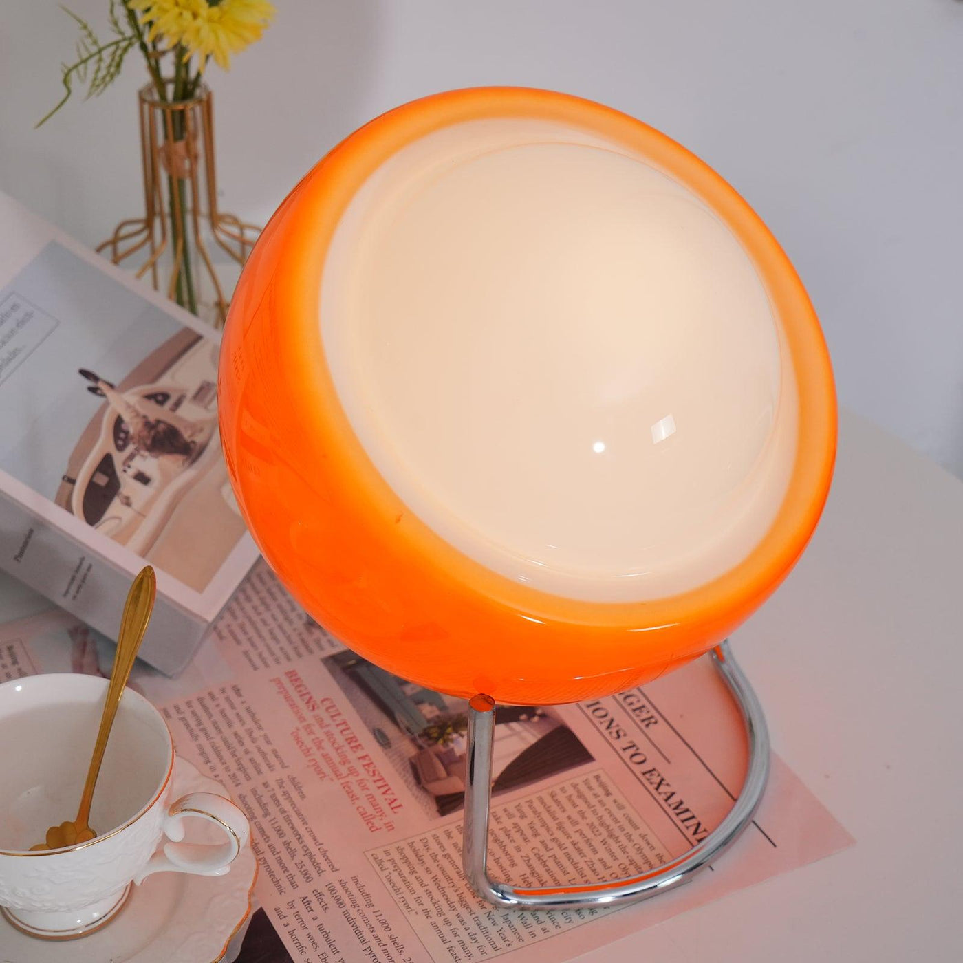 Delira Tafellamp Bauhaus Glas Metaal