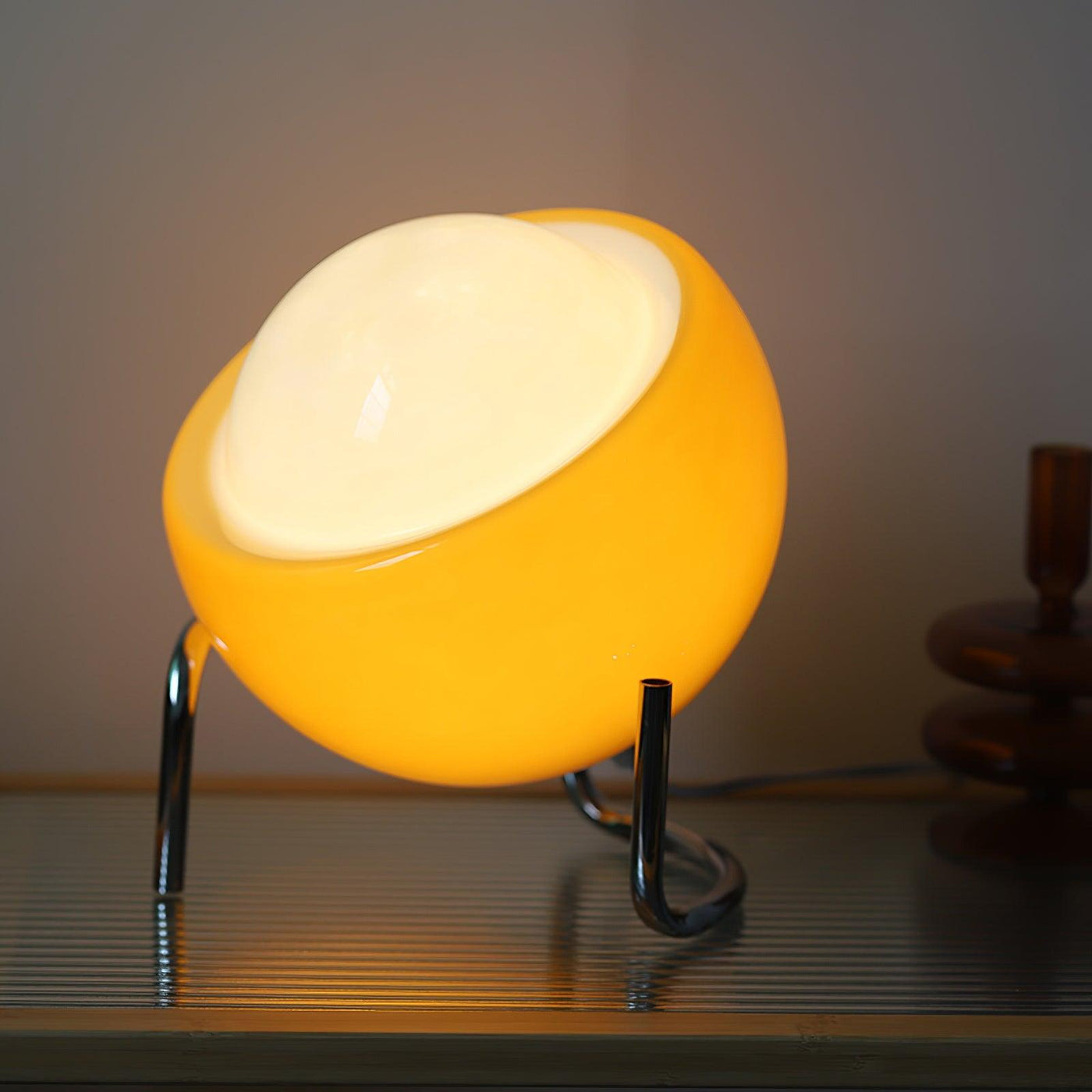 Delira Tafellamp Bauhaus Glas Metaal